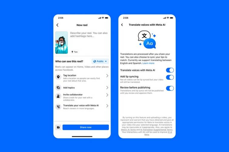 fitur Meta AI Translations