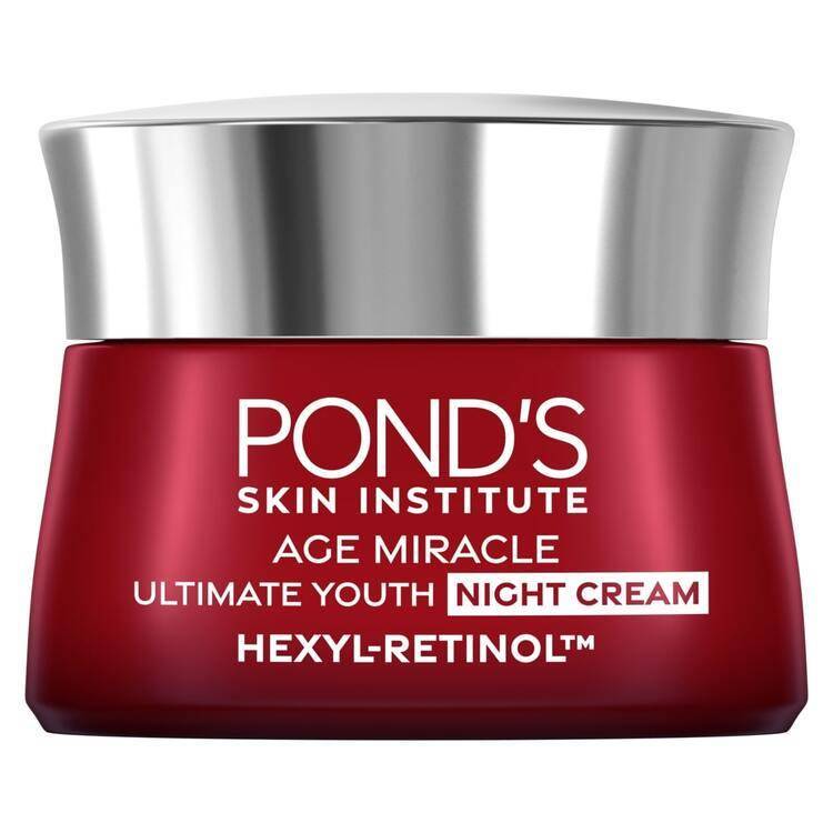 Pond's Age Miracle Ultimate Night Cream Youth Hexyl Retinol (shopee.co.id/Unilever Beauty Shop)