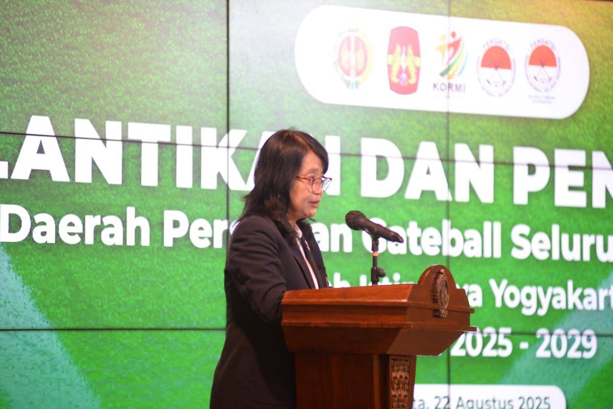 Wakil Menteri Pekerjaan Umum (PU) RI sekaligus Ketua Umum Pengurus Besar (PB) Pergatsi, Diana Kusumastuti. (Dok. Istimewa)