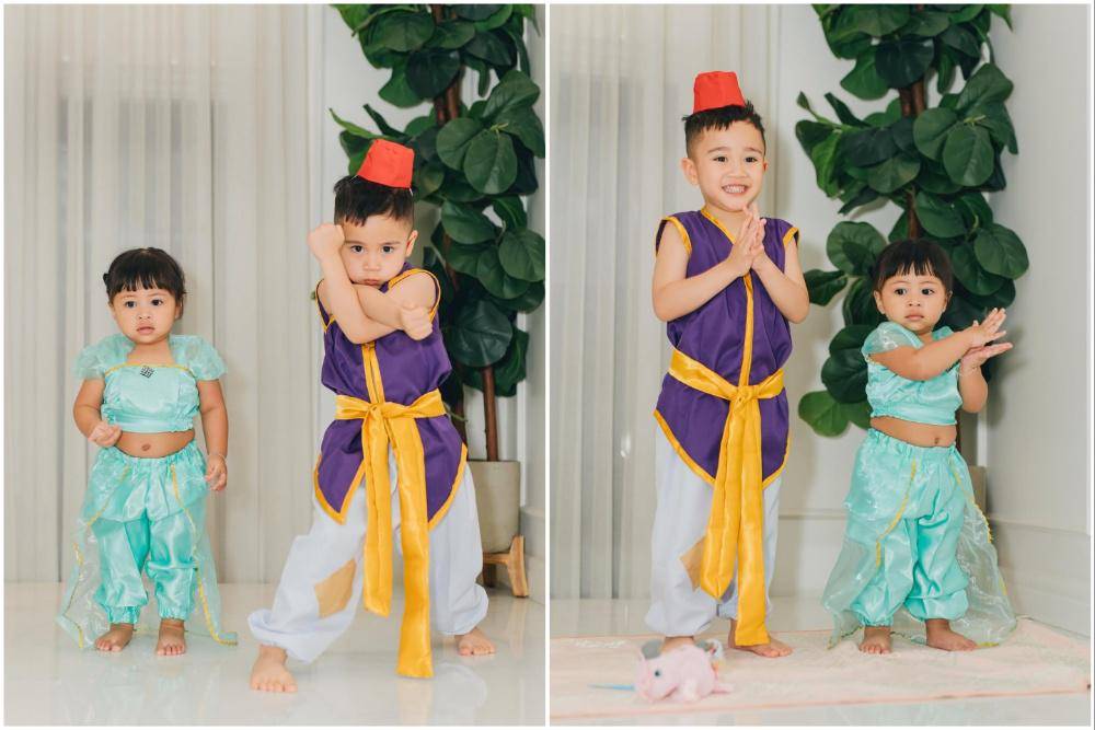 potret Rayyanza dan Lily