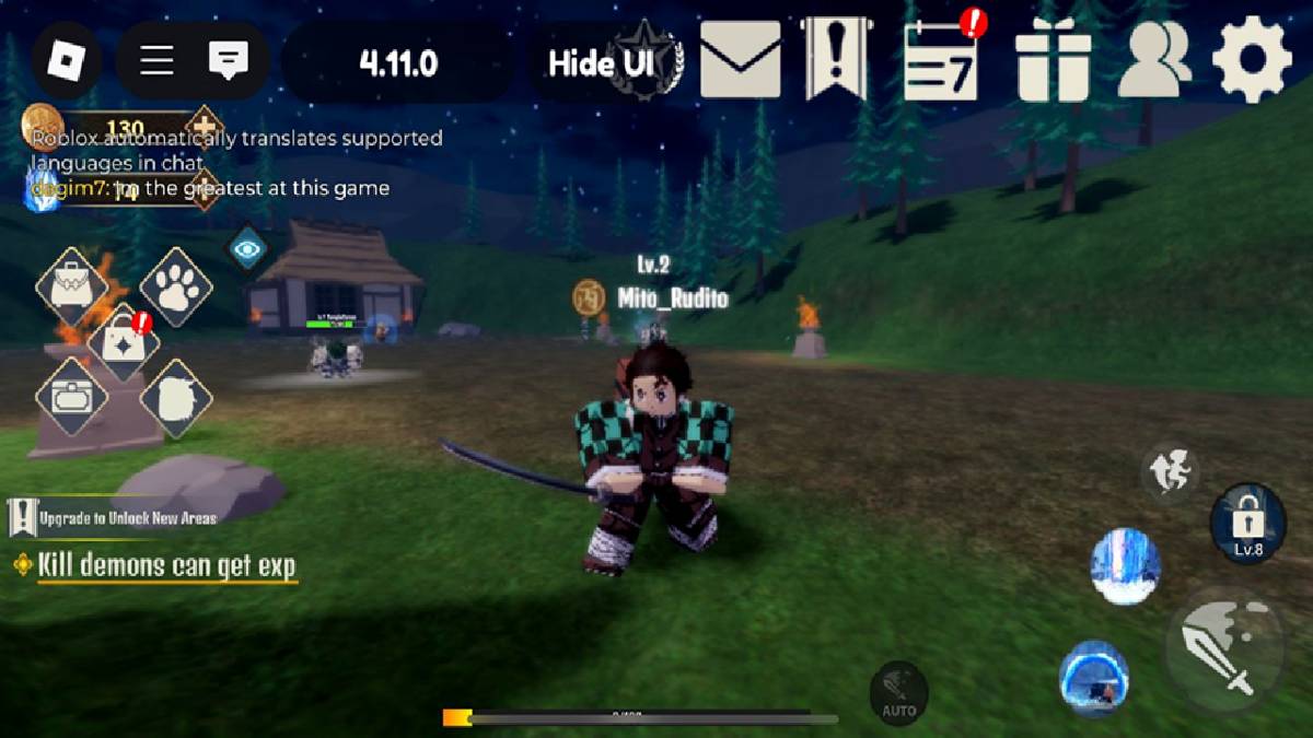 cuplikan gameplay Demon Soul Simulator