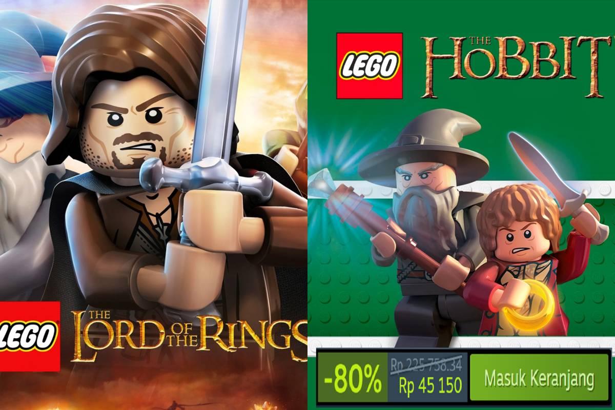 cover game LEGO adaptasi The Lord of the Rings dan The Hobbit