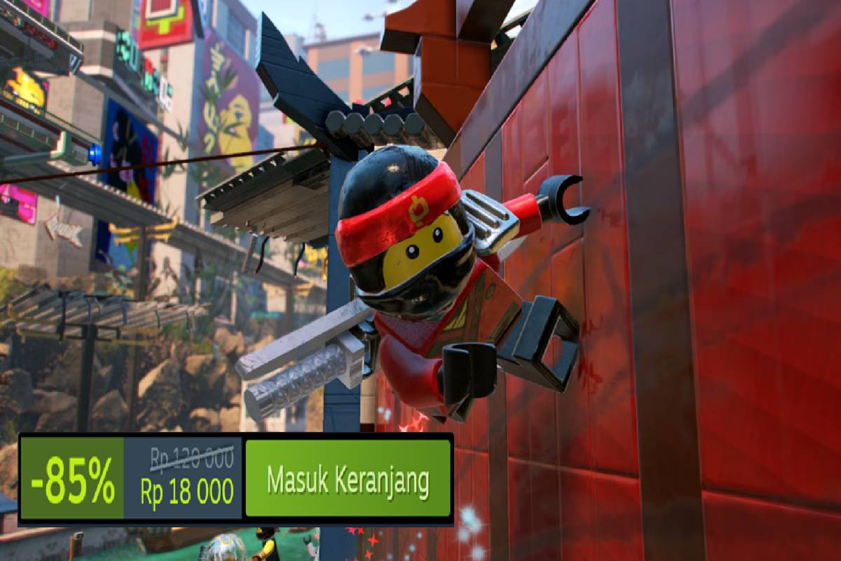 cuplikan game adaptasi LEGO Ninjago