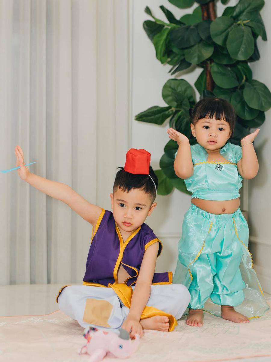 potret Rayyanza dan Lily
