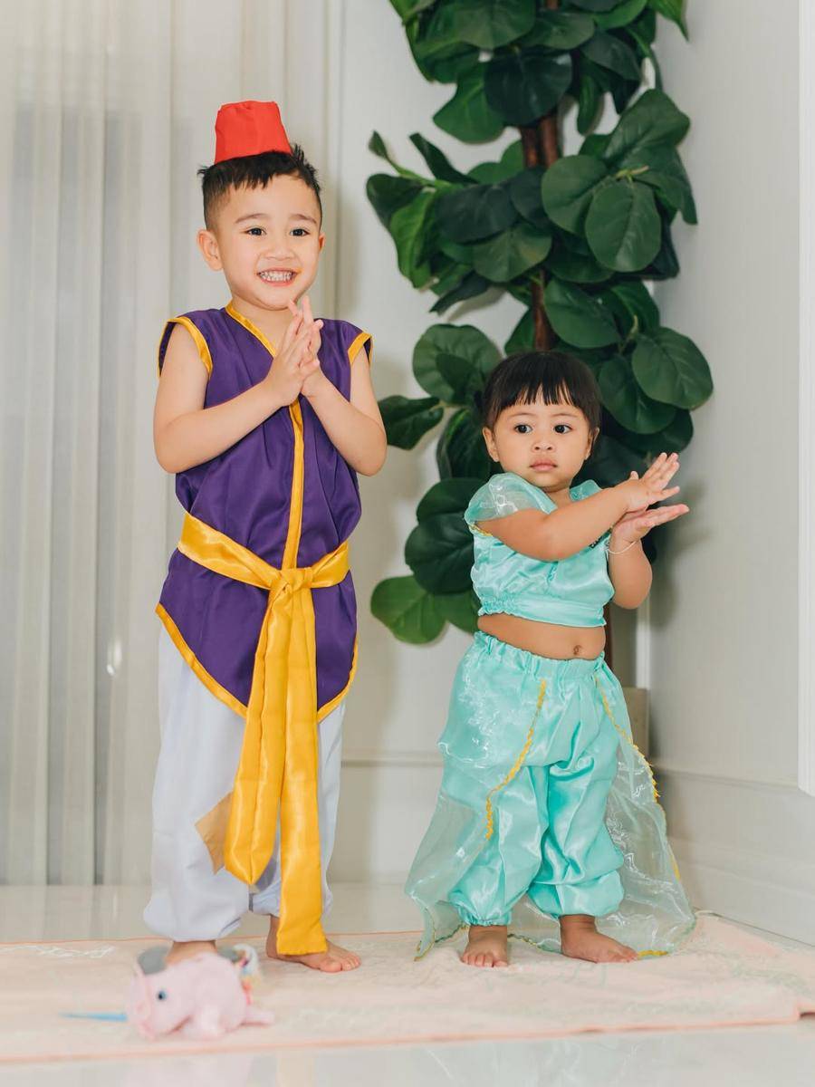 potret Rayyanza dan Lily