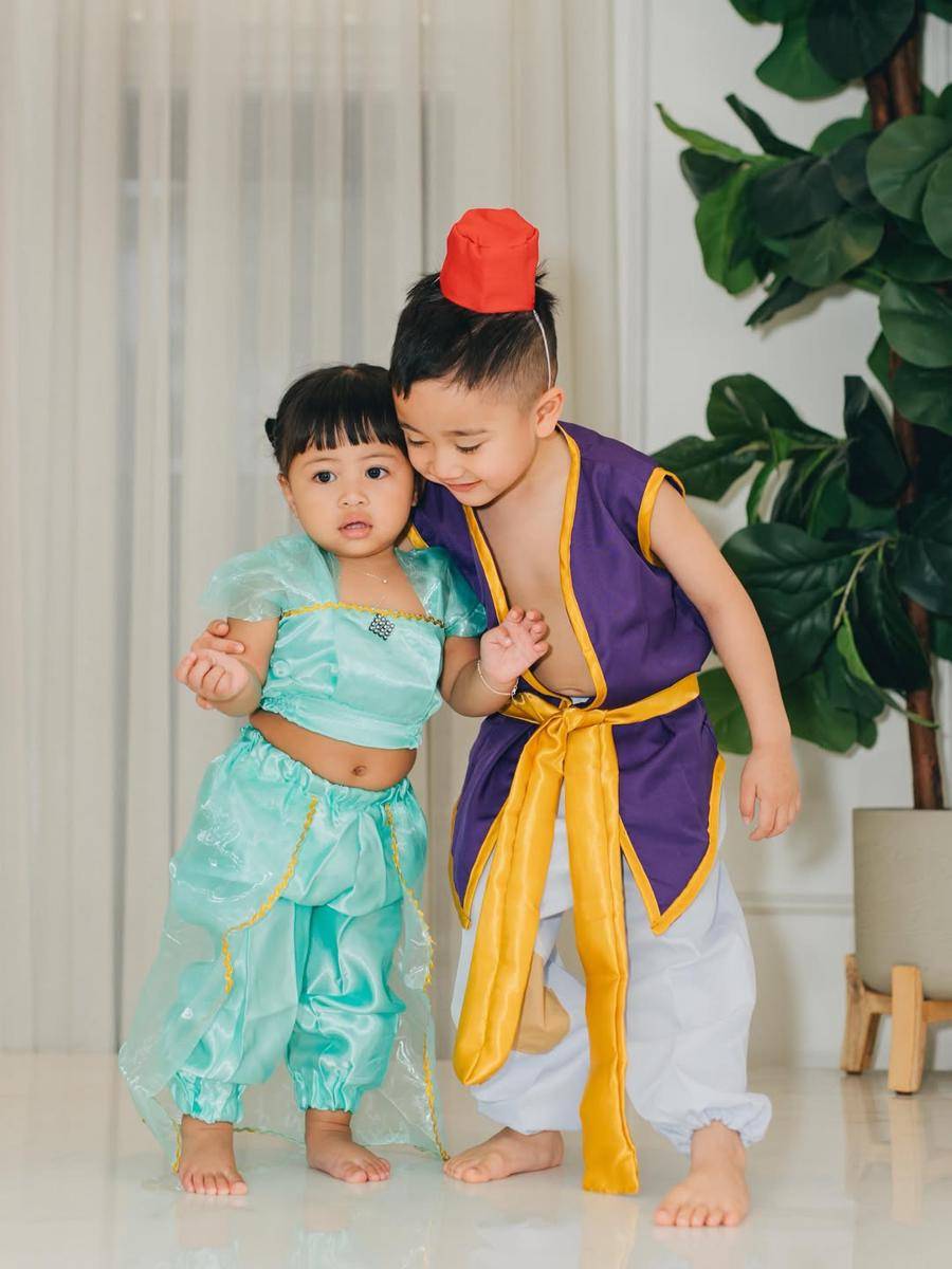 potret Rayyanza dan Lily