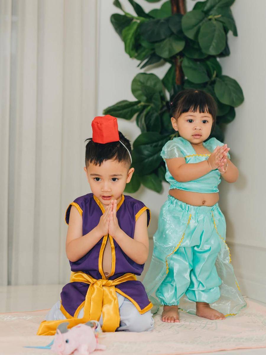 potret Rayyanza dan Lily