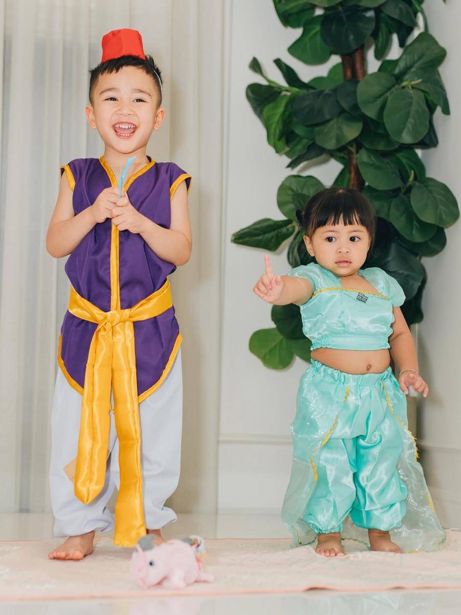 potret Rayyanza dan Lily