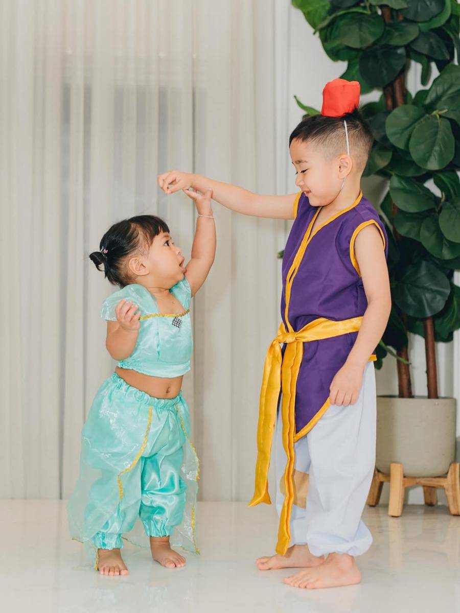 potret Rayyanza dan Lily