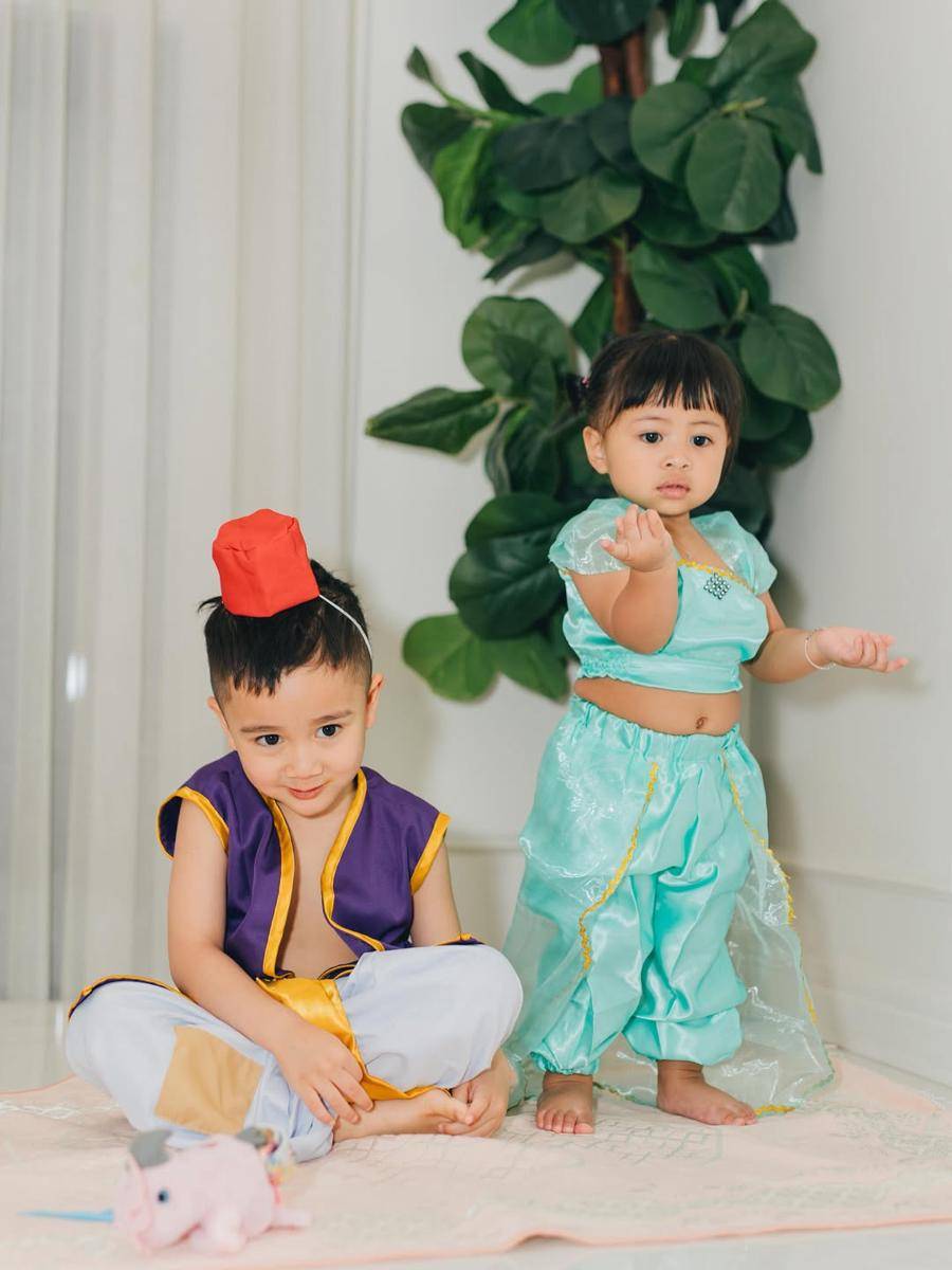 potret Rayyanza dan Lily