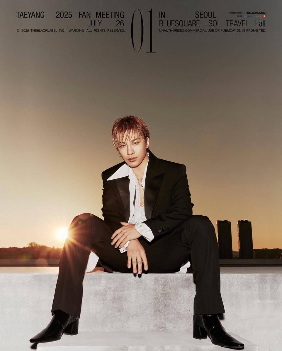 Taeyang (instagram.com/theblacklabel)