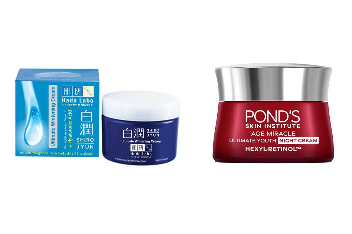 Rekomendasi night cream mengandung vitamin C (rohto.co.id | shopee.co.id/Unilever Beauty Shop)