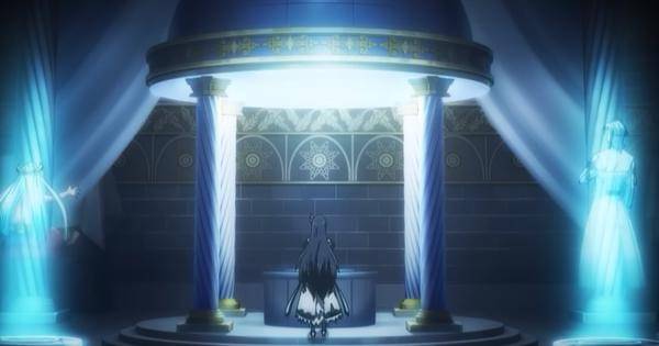 Brunhilde mendatangi tempat penghormatan para petarung yang telah gugur - Record of Ragnarok III