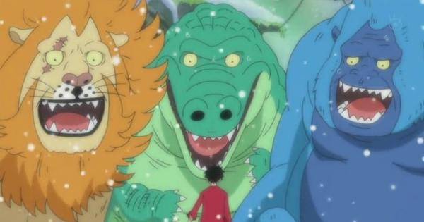 Para hewan buas di Rusukaina - One Piece