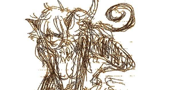 Konsep awal Marguerite sebagai tipe Zoan - One Piece Green: Secret Pieces