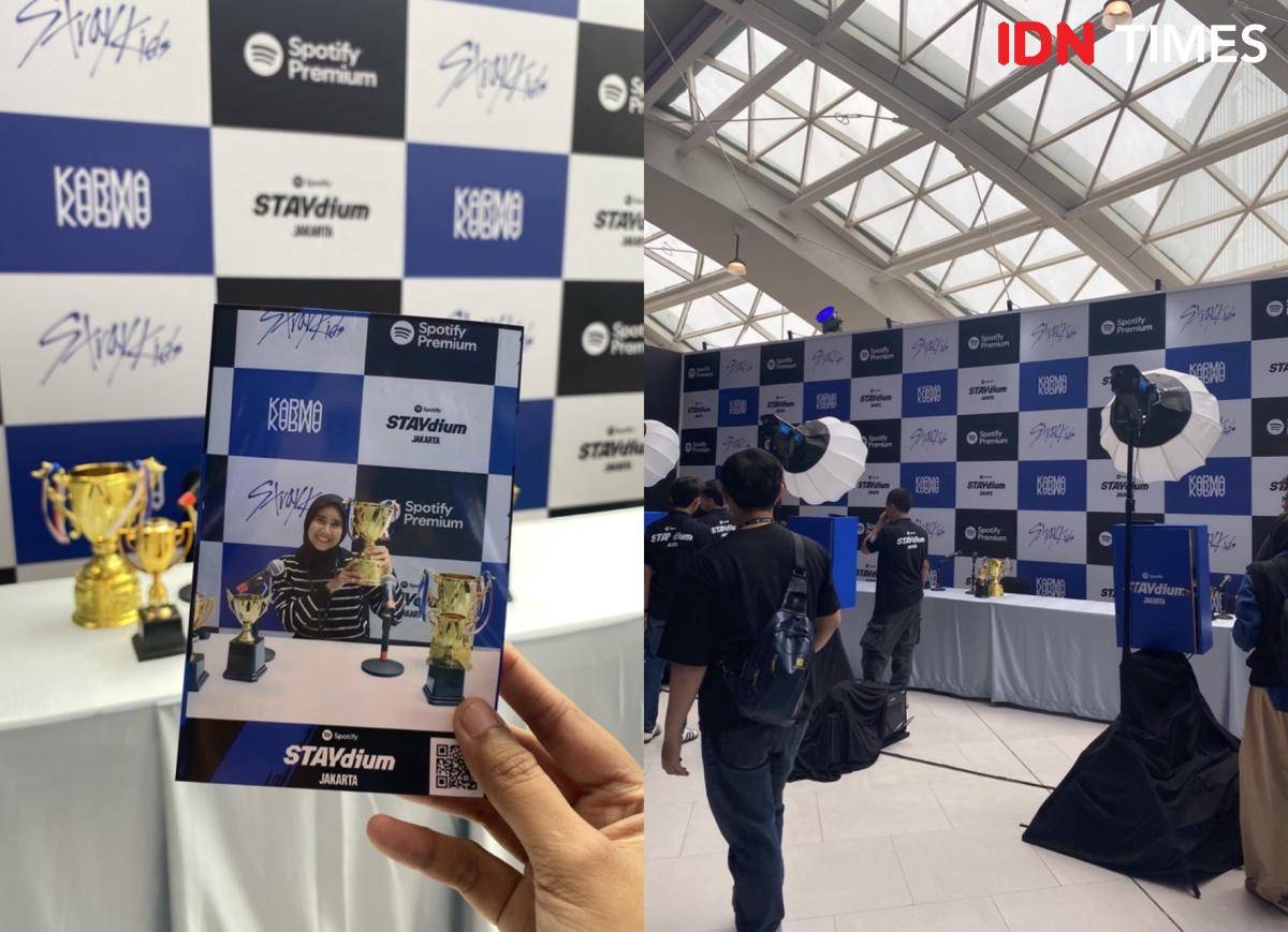 suasana di Spotify STAYdium Jakarta