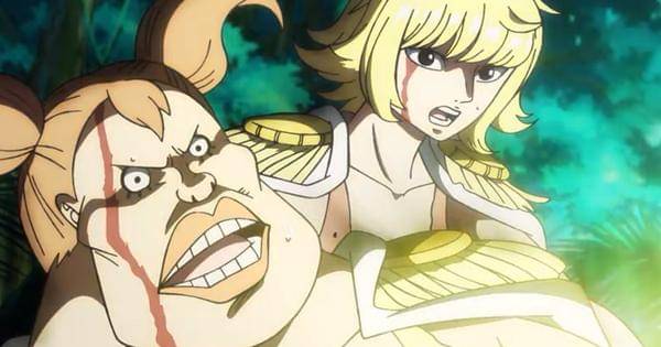 Marguerite dan Sweet Pea melihat penampakan S-Snake - One Piece
