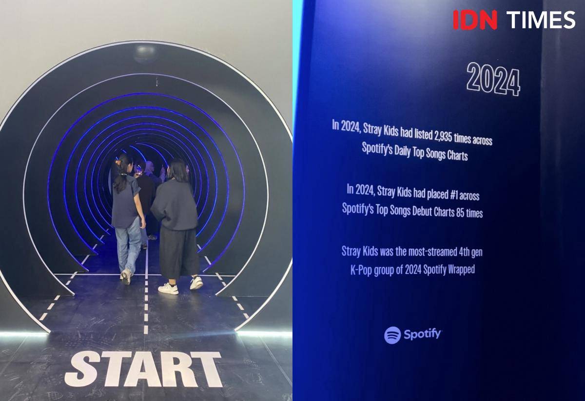 suasana di Spotify STAYdium Jakarta