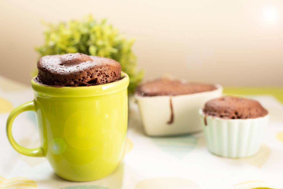 Potret chocolate mug cake