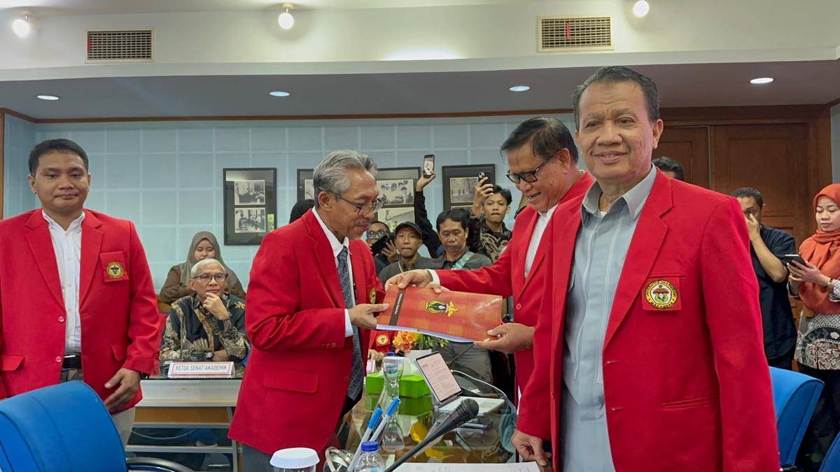 Prof Budu resmi mendaftarkan diri sebagai bakal calon Rektor Unhas periode 2026-2030, Jumat (22/8/2025).