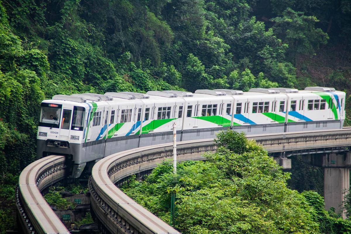 Potret monorel Chongqing