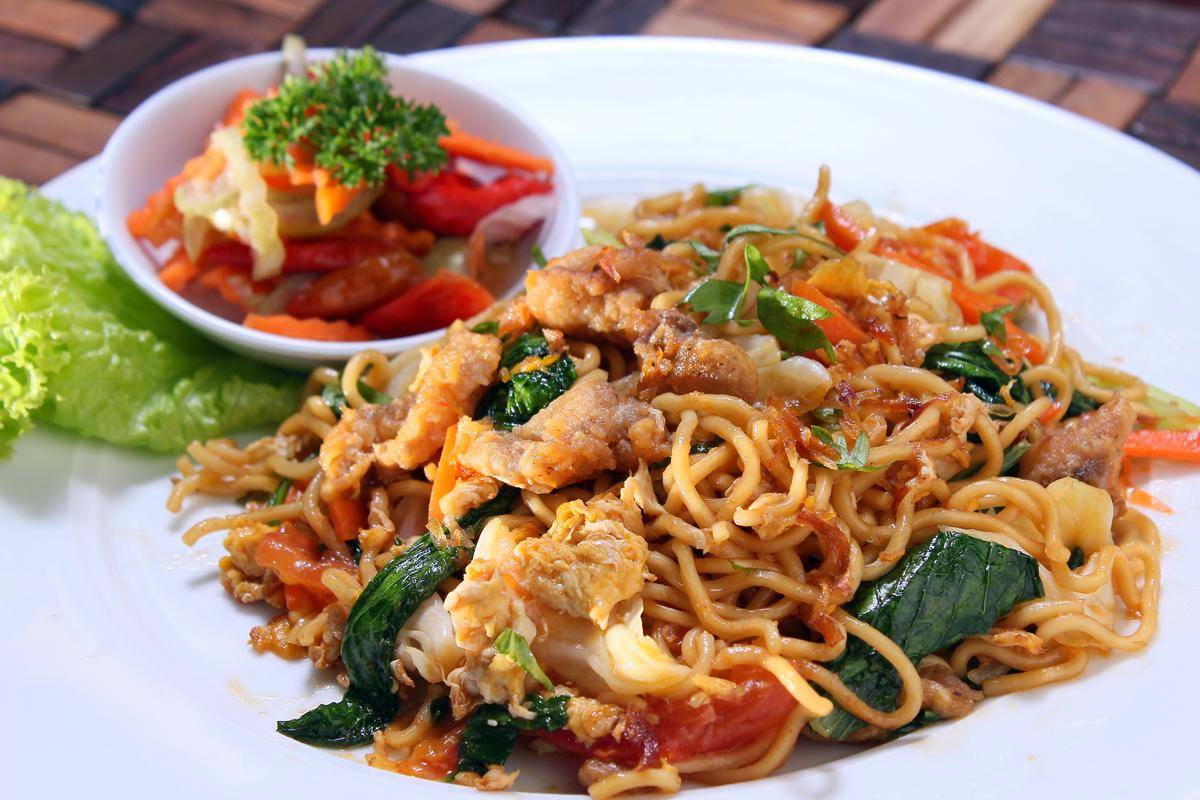 Potret mi kangkung belacan khas Medan
