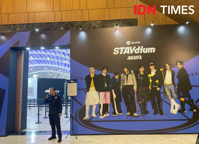 suasana di Spotify STAYdium Jakarta