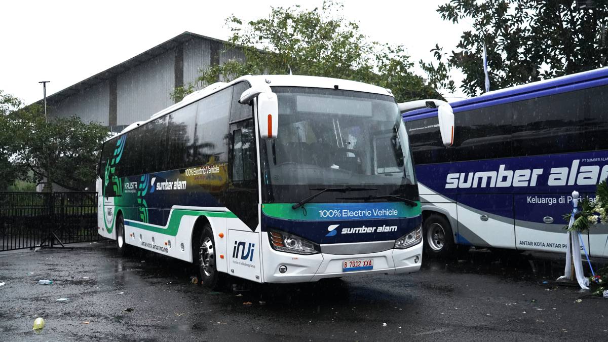 Bus listrik AKAP PO Sumber Alam