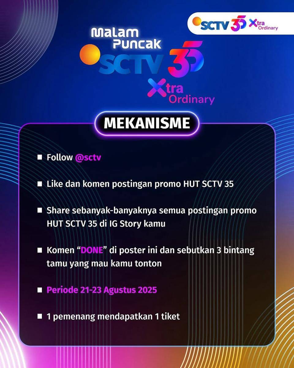 Ahn Hyo Seop di Malam Puncak SCTV 35 Xtraordinary