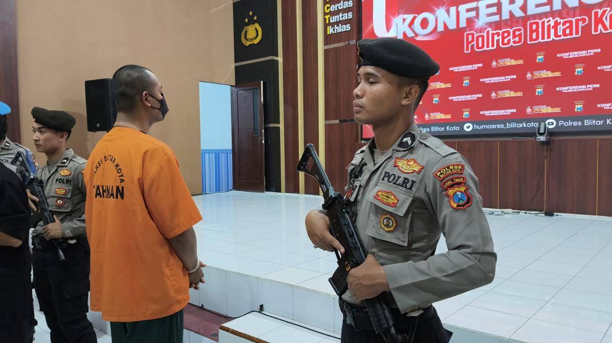 Pelaku pembunuhan perempuan di Blitar. IDN Times/ istimewa