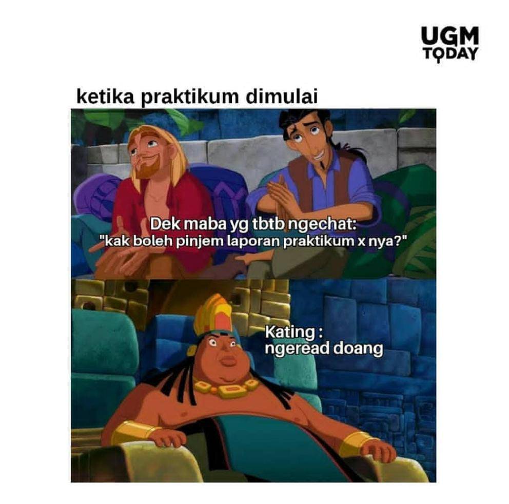 meme gaya kakak tingkat