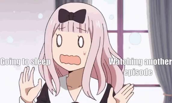 meme anime tentang tengah malam