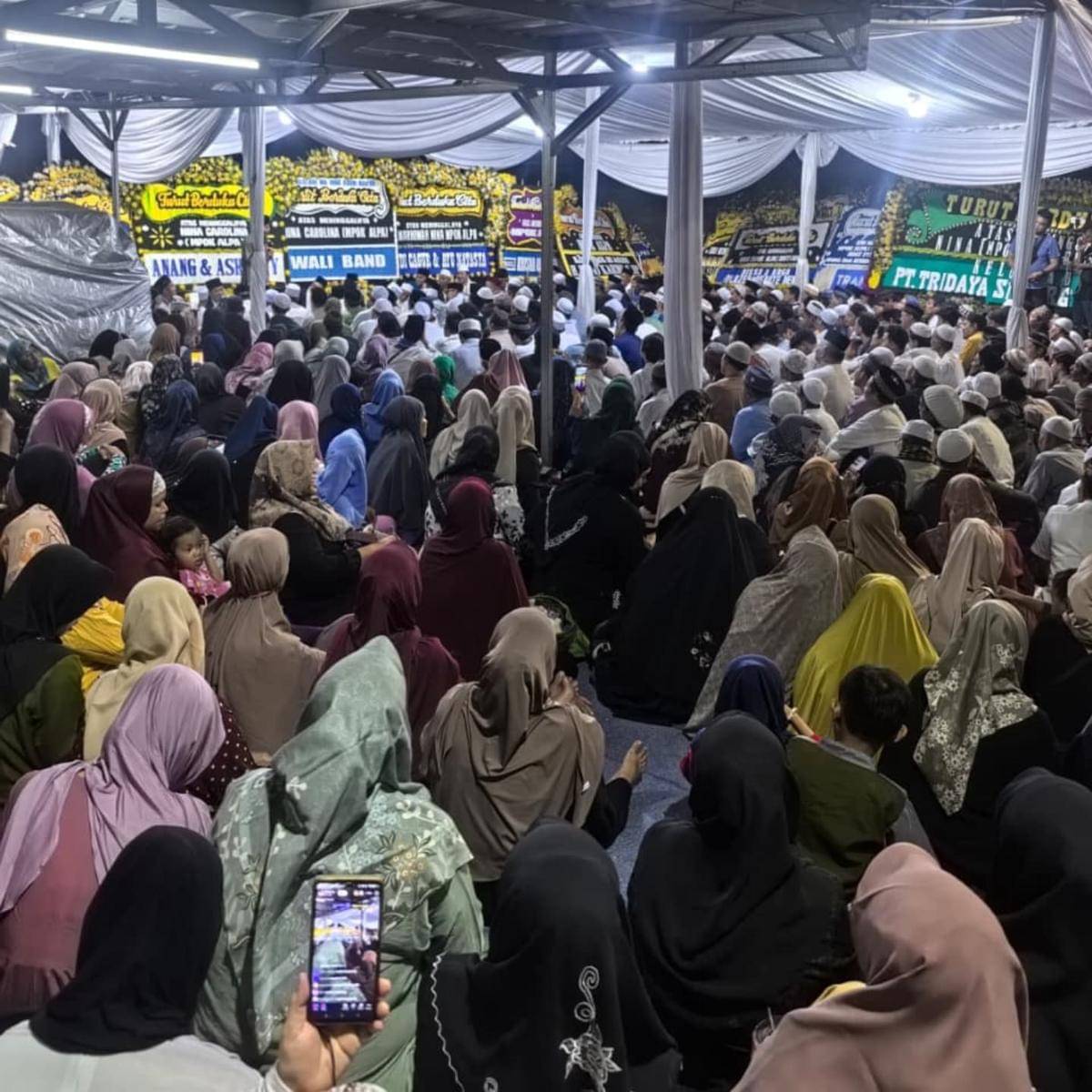 Tahlilan 7 hari meninggalnya Mpok Alpa