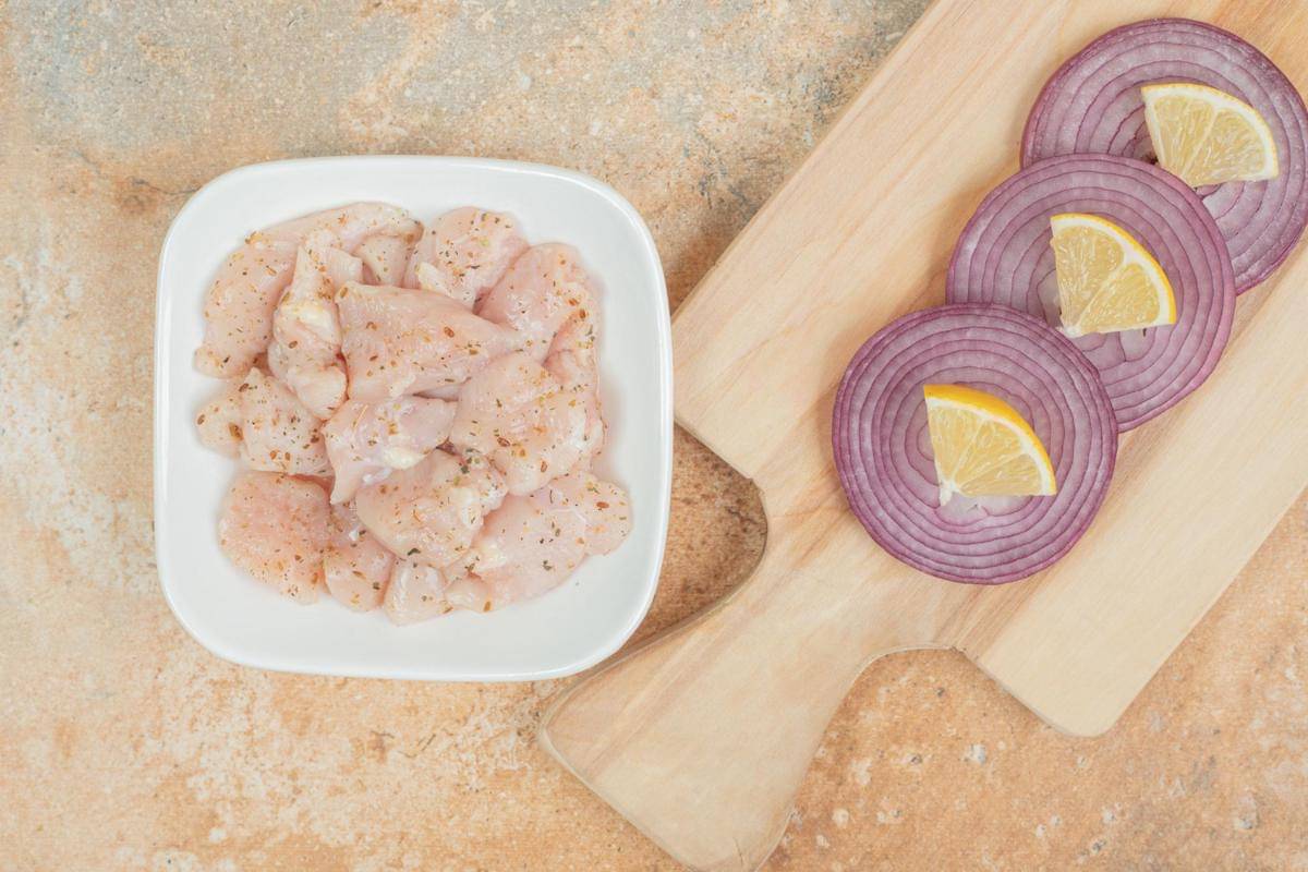 ilustrasi paha ayam fillet