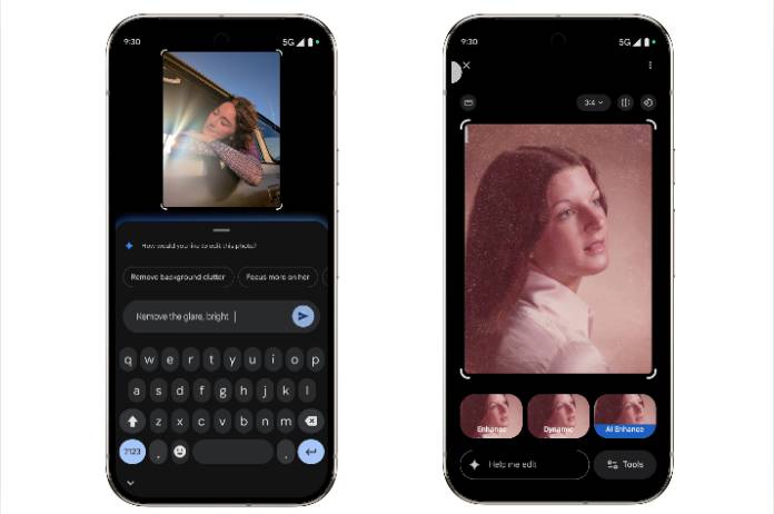 fitur pengeditan berbasis AI di Google Photos 
