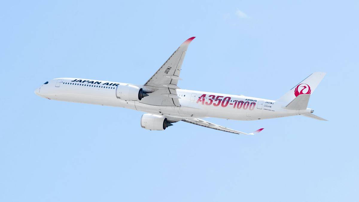 Pesawat Airbus A350 milik maskapai Japan Airlines. (unsplash.com/thehncreative)
