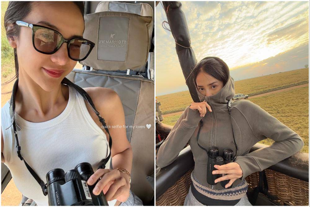 potret Anya Geraldine liburan ke Kenya