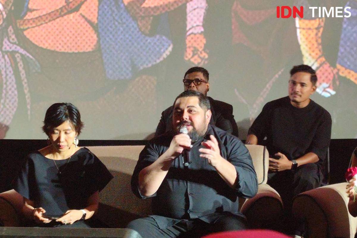 Sutradara Daryl Wilson di gala premiere film "Pandji Tengkorak" di XXI Epicentrum, Jumat (22/8/2025)