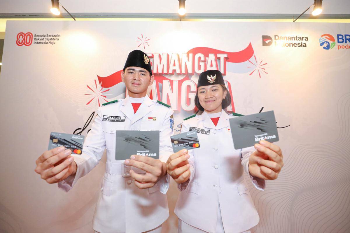 BRI memberikan apresiasi kepada Paskibraka yang bertugas di HUT ke-80 Republik Indonesia, 17 Agustus 2025 (Dokumentasi BRI)
