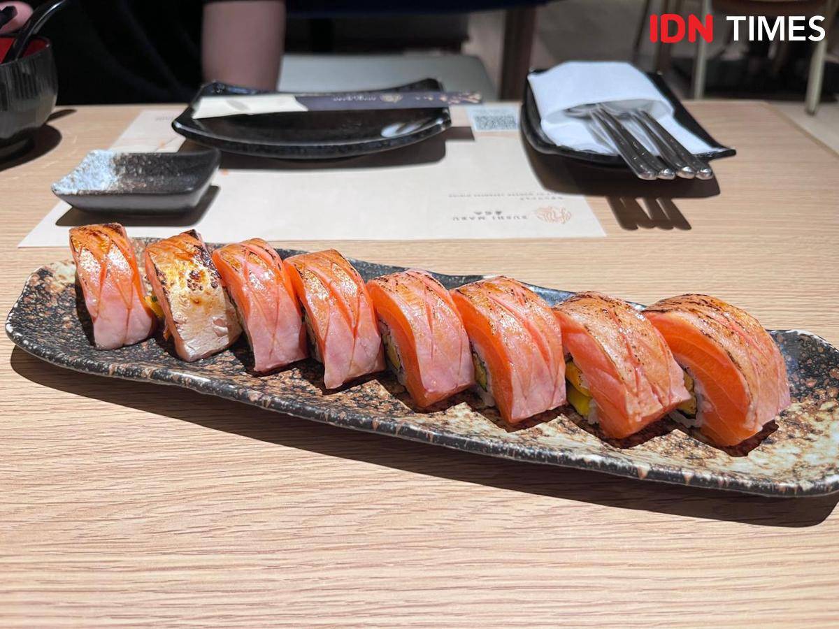 Potret Takara Roll, Sushi Maru, PIK, Jakarta Utara