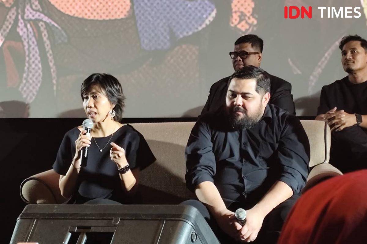 Frederica di gala premiere film "Pandji Tengkorak" di XXI Epicentrum, Jumat (22/8/2025)