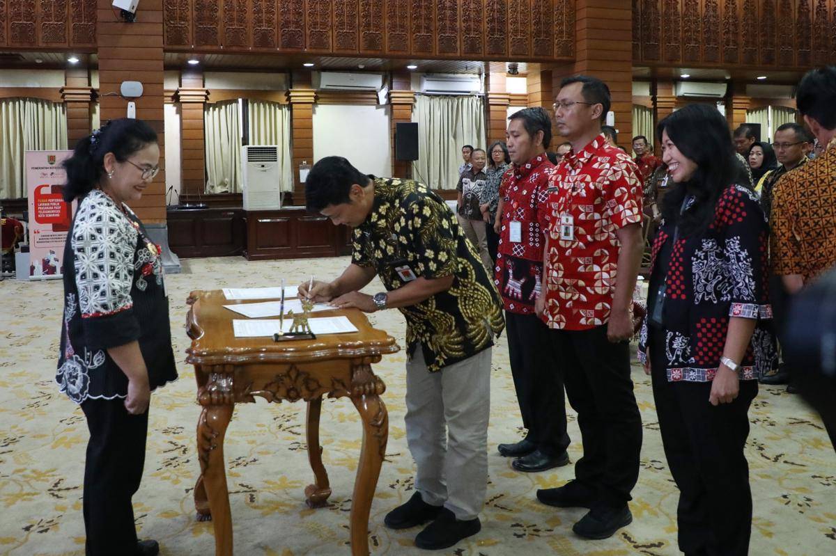 Pemkot Semarang, pelantikan pejabat, asn