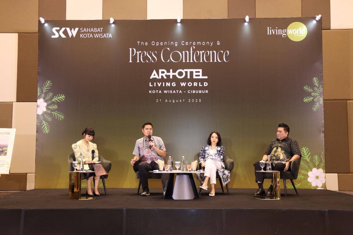 Potret Press Conference Potret ARTOTEL Living World Kota Wisata - Cibubur, Kabupaten Bogor