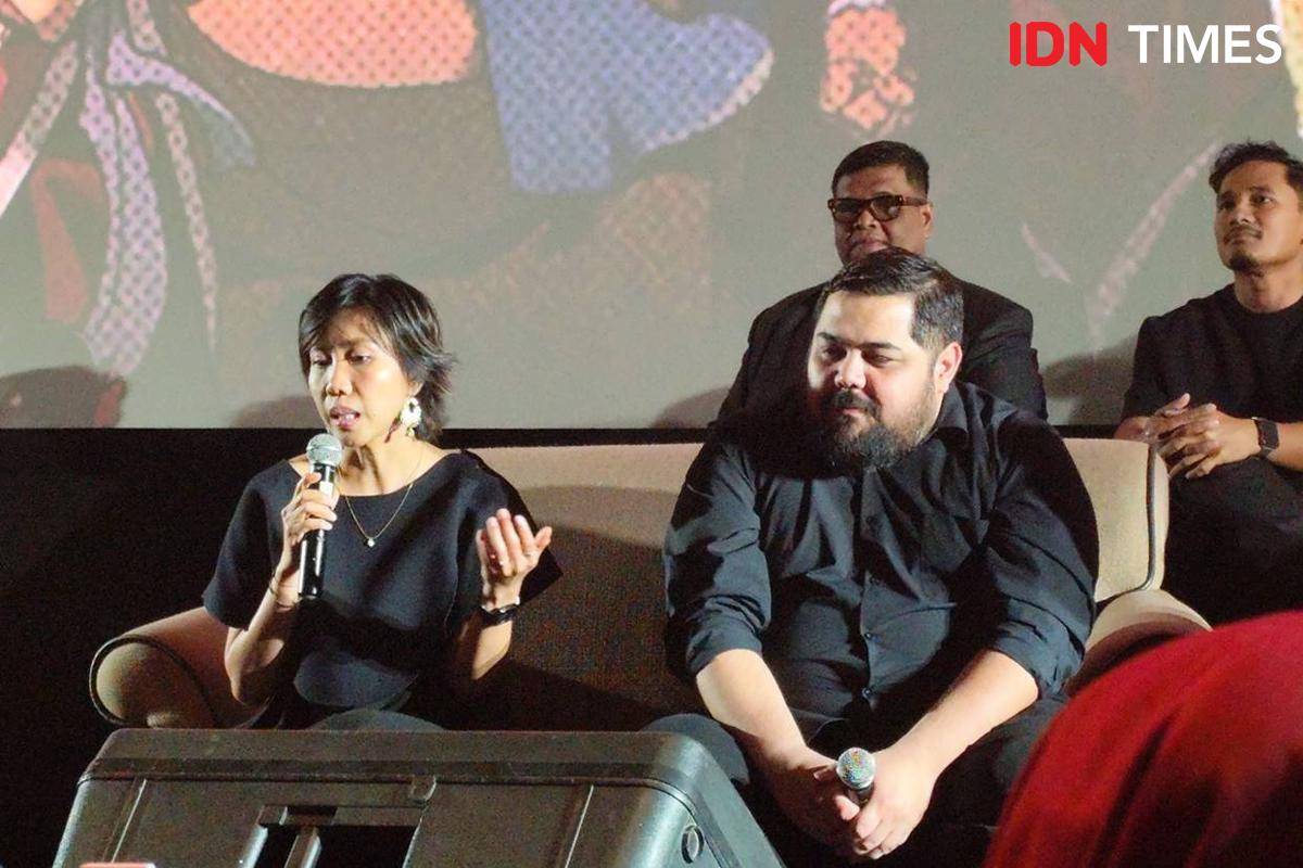 Frederica di gala premiere film "Pandji Tengkorak" di XXI Epicentrum, Jumat (22/8/2025)