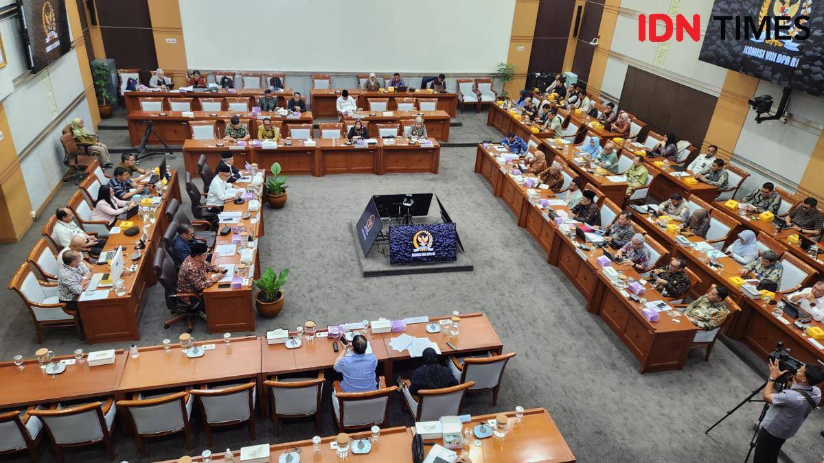 Komisi VIII DPR RI maraton bahas RUU Haji. (IDN Times/Amir Faisol)