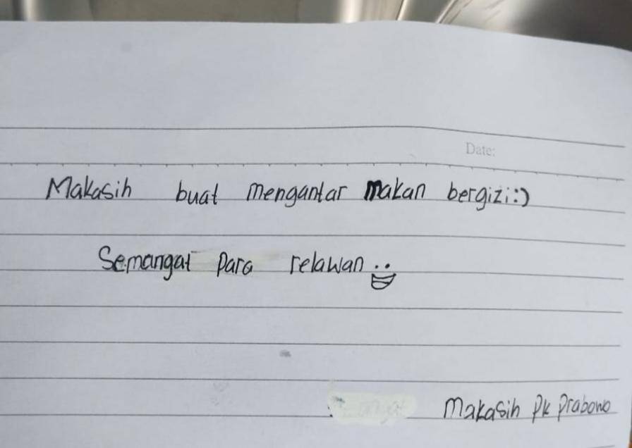 MBG di Gunungkidul, Siswa Kirim Surat Minta Menu Mi Ayam-Steak