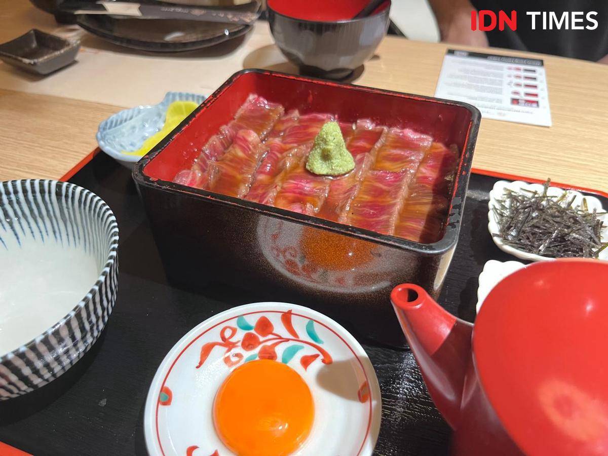 Potret Udokoro Wagyu Don, Sushi Maru, PIK, Jakarta Utara