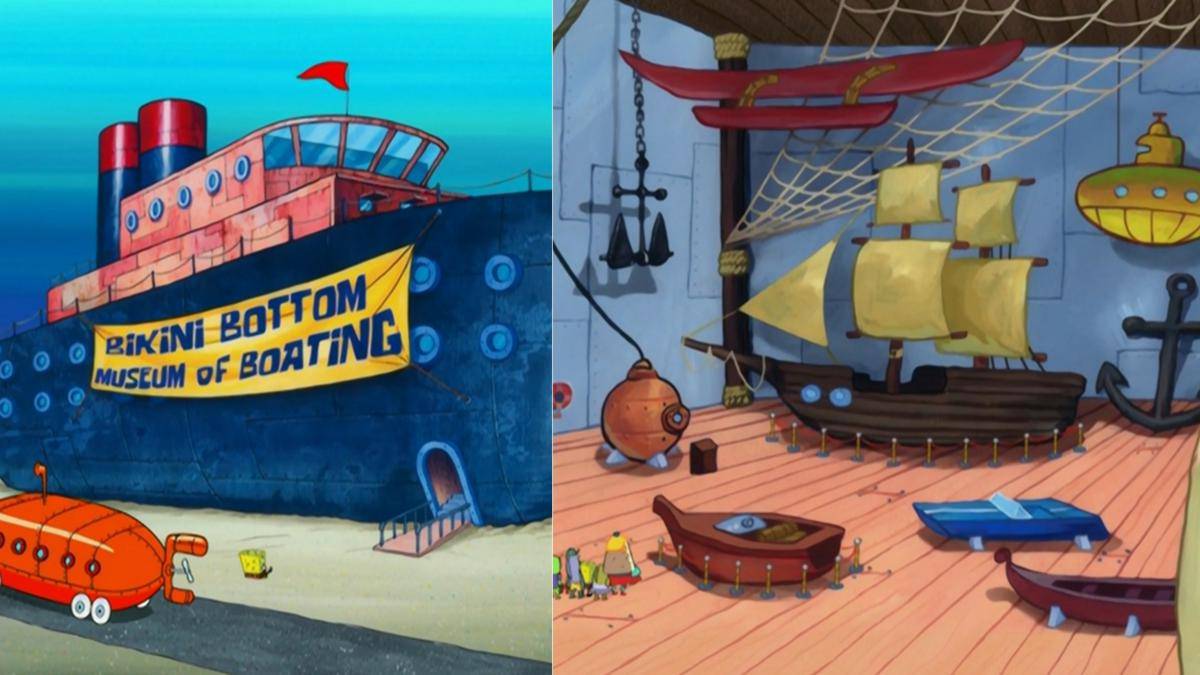 potret Bikini Bottom Museum of Boating, museum seputar kapal (dok. Nickelodeon/SpongeBob SquarePants)