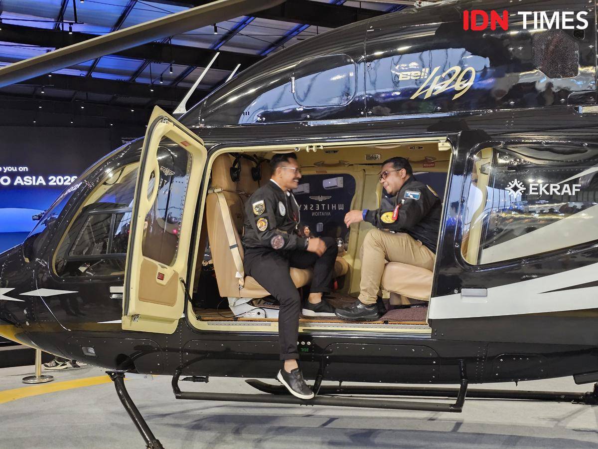 Menteri Ekraf, Teuku Riefky Harsya di gelaran Hexia 2025 (IDN Times/Maya Aulia Aprilianti)