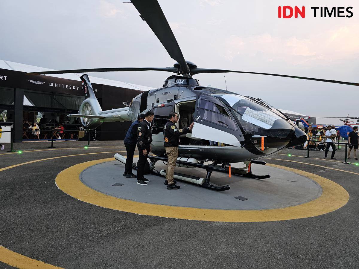 Menteri Ekraf, Teuku Riefky Harsya di gelaran Hexia 2025 (IDN Times/Maya Aulia Aprilianti)